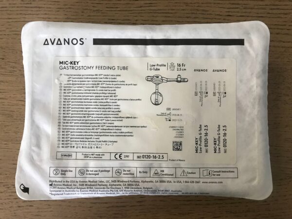 AVANOS 0120-16-2.5 Mic-Key Gastrostomy Feeding Tube 16Fr (X)
