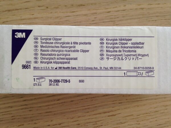 3M 9661 Surgical Clipper