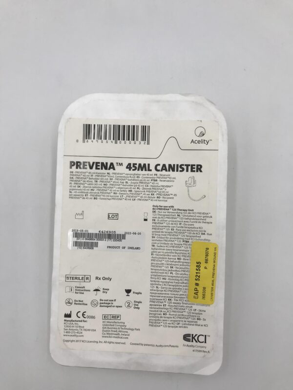 KCI PRE1095 Prevena 45ml Canister (X)