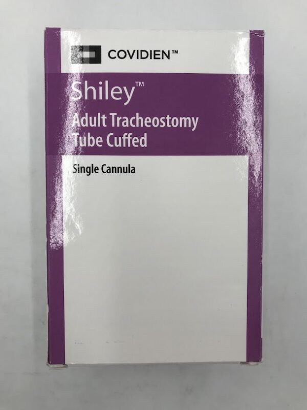COVIDIEN 8SCT Shiley Adult Tracheostomy Tube Cuffed, Single Cannula 8mm x10.9mm