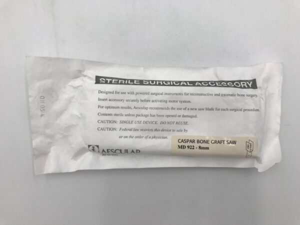 AESCULAP MD922 Caspar Bone Graft Saw 8mm (X)