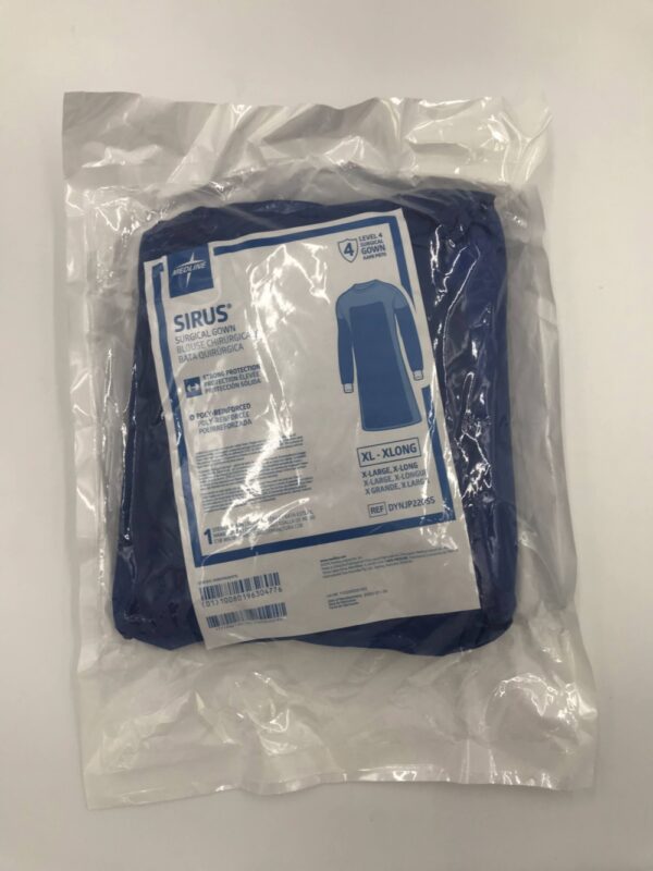 MEDLINE DYNJP2205S Sirus Surgical Gown Level 4, XL-XLong
