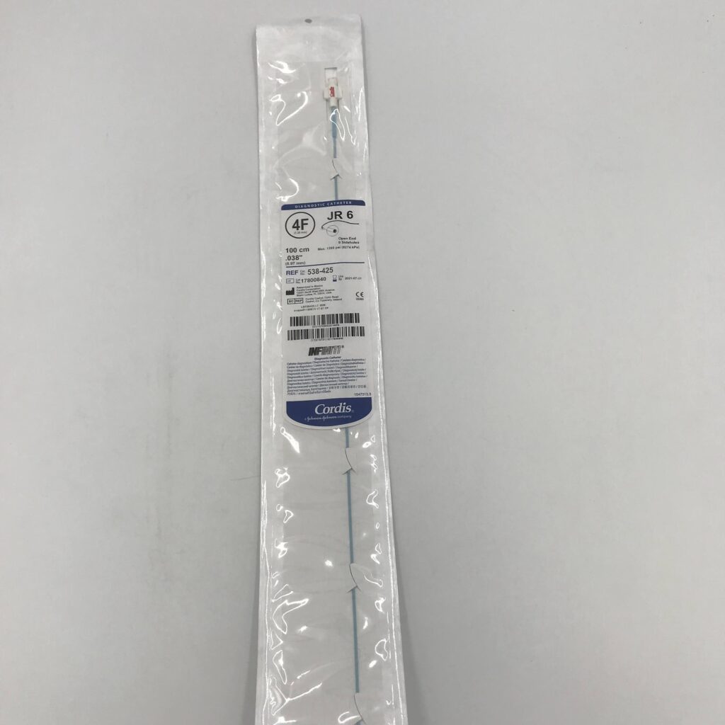 CORDIS 538-425 Infiniti Diagnostic Catheter JR6, 4F (X) - GB TECH USA