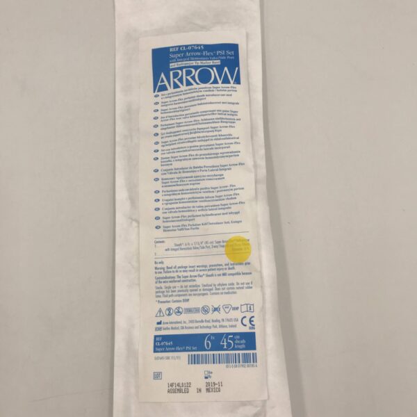 ARROW CL-07645 Super Arrow-Flex PSI Set 6Fr x 45cm (X)