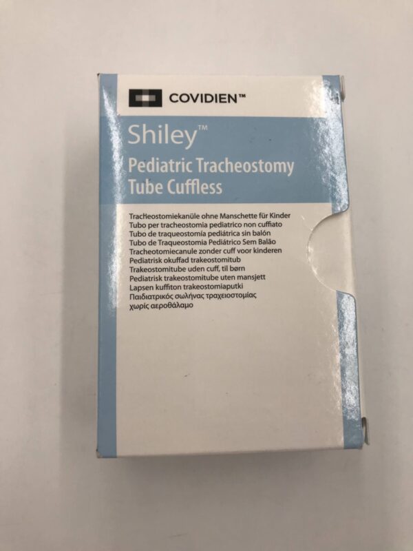 Covidien 5.0PED Shiley Pediatric Tracheostomy Tube Cuffless