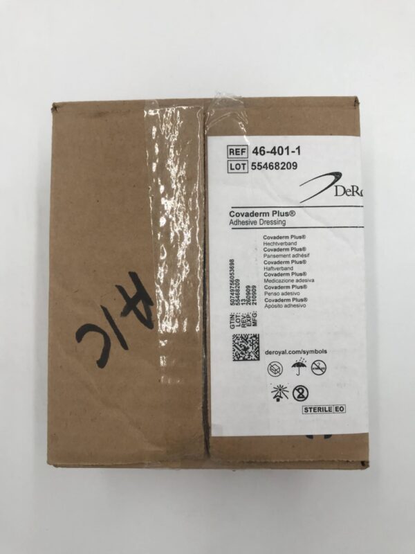 DEROYAL 46-401-1 Covaderm Plus Adhesive Dressing 4in x 4in (20/Case)