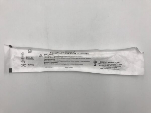 Berkeley Medevices 602 Synevac Vacuum Curette 9mm Straight Rigid (X)