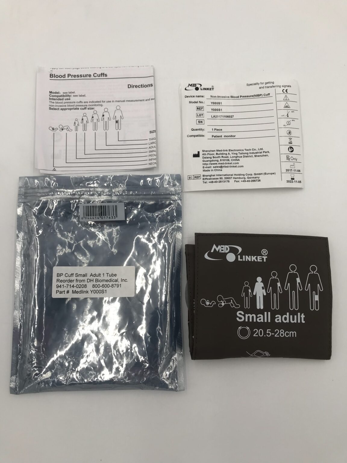 SHENZHEN MED-LINK Y000S1 MedLinket Non-Invasive Blood Pressure