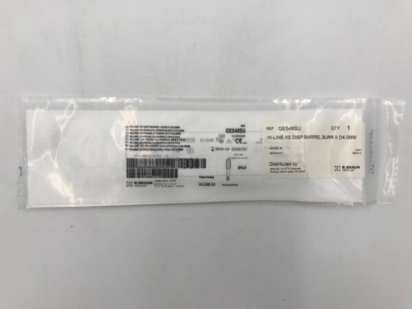 AESCULAP GE548SU Hi-Line XS Disp Barrel Burr II D4.0mm (X)