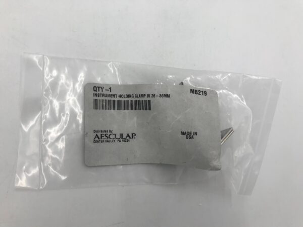 AESCULAP MB219 Holding Clamp Instrument IV 26-36mm