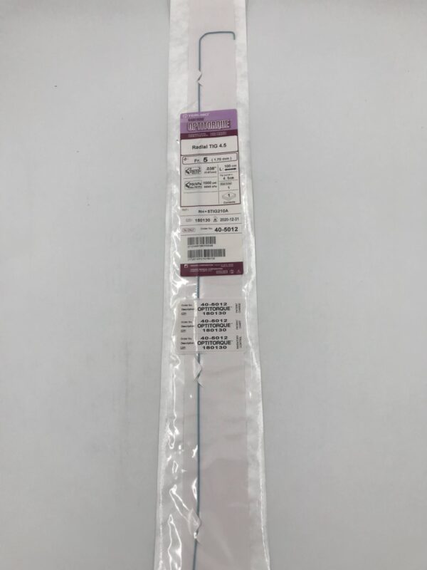TERUMO 40-5012 Radifocus Optitorque Angiographic Catheter Radial TIG 4.5 5Fr (X)