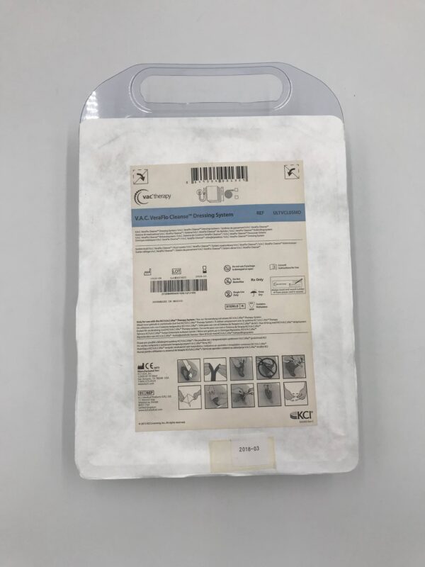 KCI ULTVCL05MD V.A.C. VeraFlo Cleanse Dressing System (X)