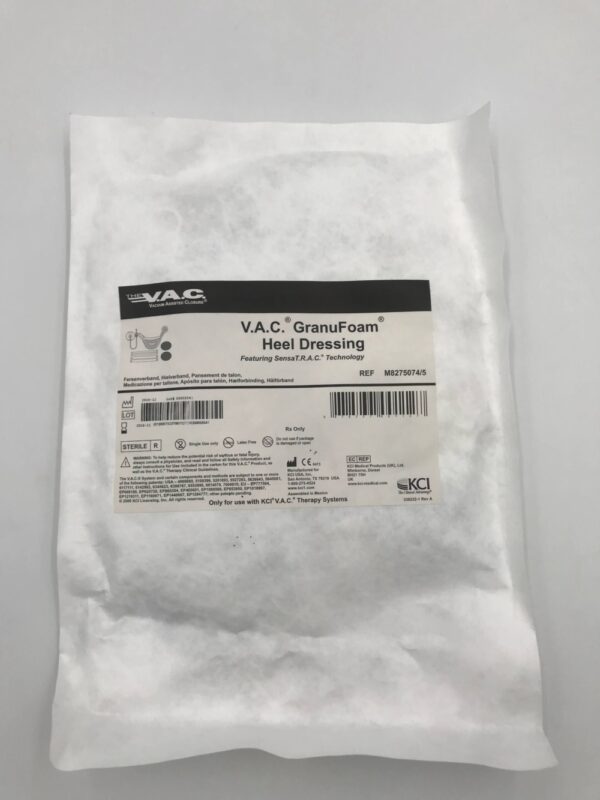 KCI M8275074/5 V.A.C. GranuFoam Heel Dressing (X)