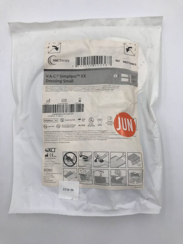 KCI M8275046 V.A.C. Simplace EX Dressing Small (X)