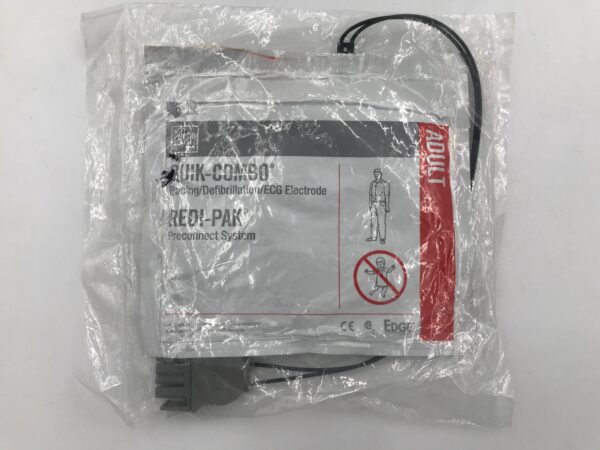 PHYSIO CONTROL 11996-000017 Quick-Combo Pacing / Defibrillation / ECG Electrode, Redi-Pak Preconnect System (X)