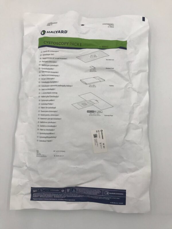 HALYARD 88611 Cystoscopy Pack 1 AAMI Level 4, 60in x 30in x 84in