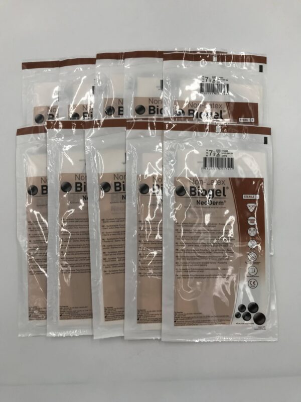 MOLNLYCKE HEALTH 42975 Non-Latex Biogel NeoDerm Surgical Gloves 7.5 (10/Lot)(X)