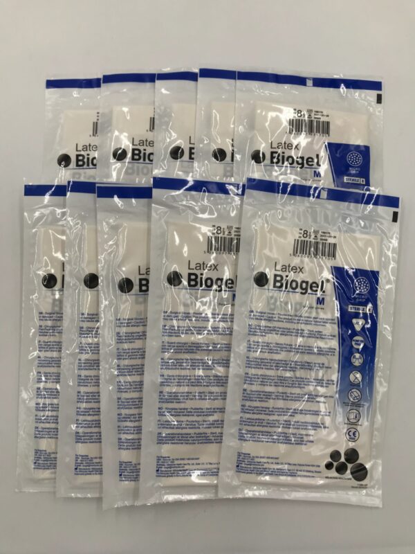 MOLNLYCKE HEALTH 30585 Latex Biogel M Surgical Gloves 8.5 (10/Lot) (X)
