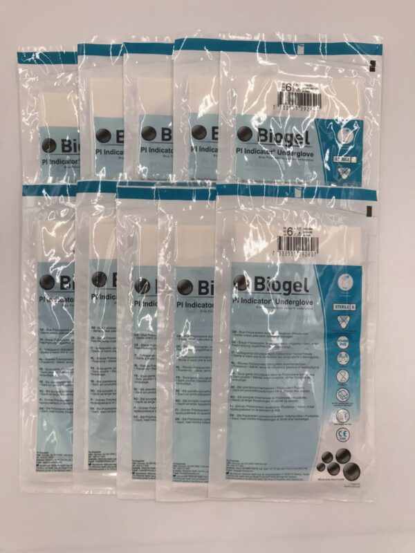 MOLNLYCKE HEALTH 41665 Biogel PI Indicator Surgical Underglove 6.5 (10/Lot)(X)