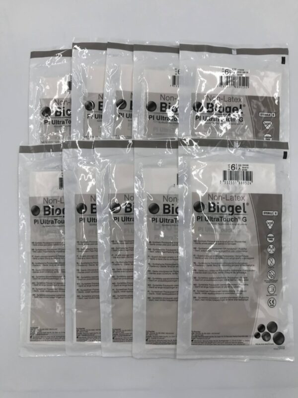 MOLNLYCKE HEALTH 42165 Non-Latex Biogel PI UltraTouch G Surgical Gloves 6.5 (10/Lot)(X)