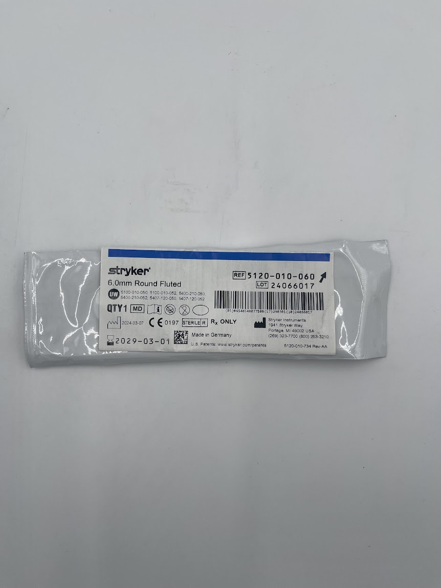 STRYKER 5120-010-060 Round Fluted 6mm