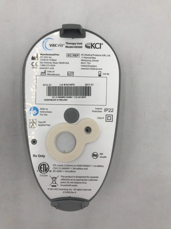KCI 60300EP Prevena Plus 125 Therapy Unit 7-Day (with or without Canister) (X)