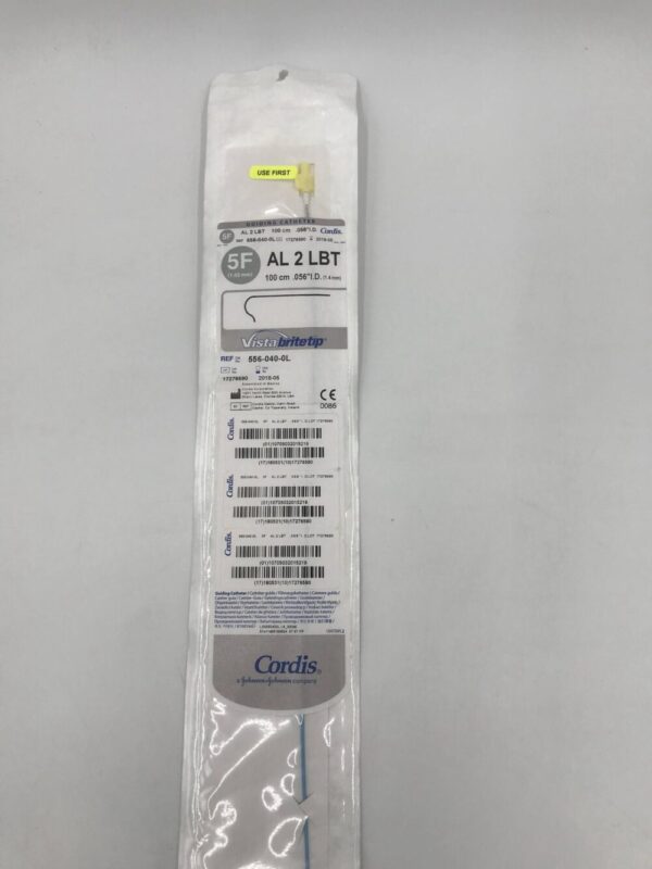 CORDIS 556-040-0L AL 2 LBT Guiding Catheter 5F 100cm (X)