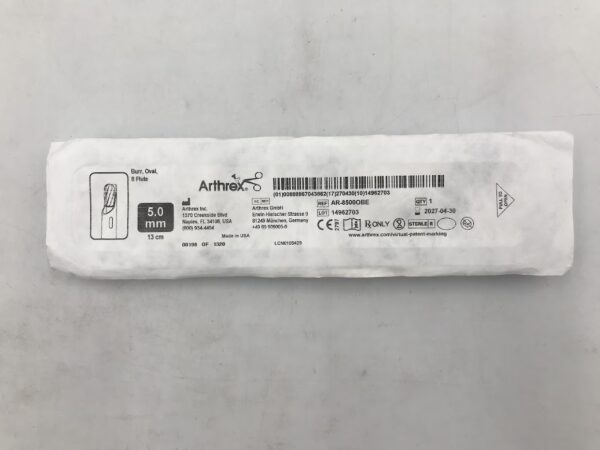 ARTHREX AR-8500OBE Burr, Oval, 8 Flute 5.0mm 13cm