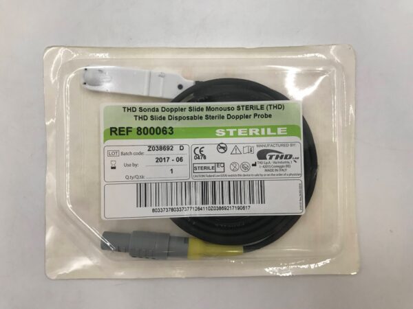THD 800063 Slide Disposable Sterile Doppler Probe (X)