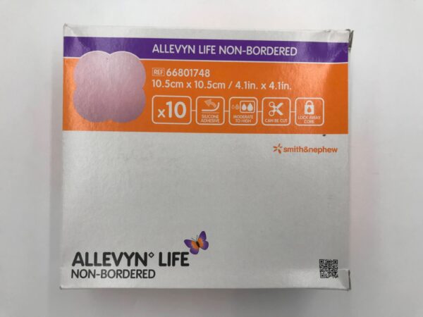 SMITH & NEPHEW 66801748 Allevyn Life Non-Bordered Soft Silicone Hydrocellular Foam Dressing (10/Box)(X)