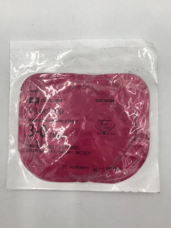 COVIDIEN VL0CM0124 V-Loc 90 Absorbable Wound Closure Device 3-0 Undyed 18in (X)