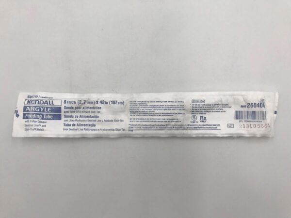 TYCO/KENDALL 260406 Argyle Feeding Tube w/ X-Ray Opaque 8F