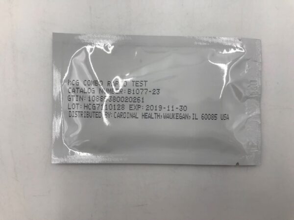 CARDINAL HEALTH  B1077-23 hCG Combo Rapid Test (30/Box)(X)