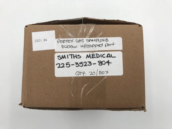 SMITHS MEDICAL 225-3523-804 Portex Gas Sampling Elbow w/Capped Port (20/Case)(X)