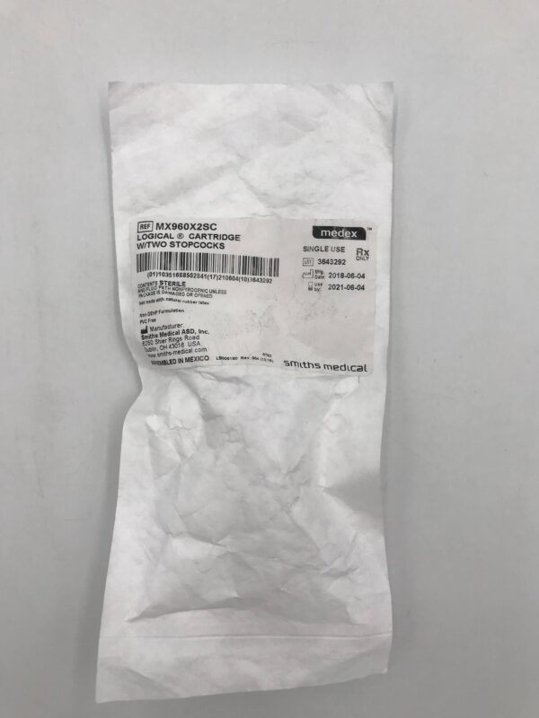 SMITHS MEDICAL MX960X2SC Medex Logical Cartridge w/Two Stopcocks (X)