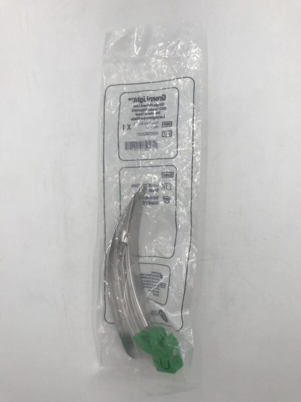 CAREFUSION 4603EU GreenLight ISO Green Standard Stainless Steel Laryngoscope Blade MAC 3