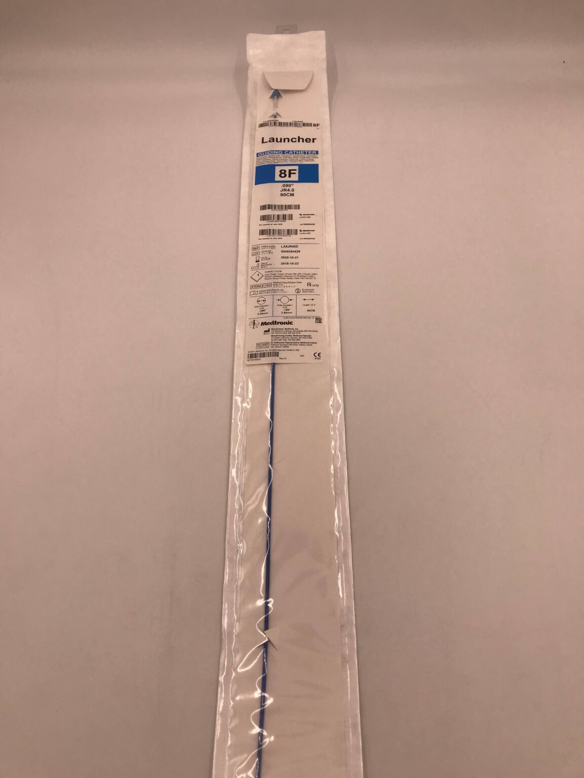 MEDTRONIC LA8JR40D Launcher Guiding Catheter JR4.0 8F (X) - GB