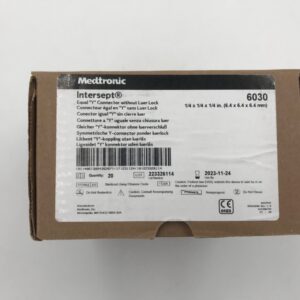 MEDTRONIC 6030 Intersept Equal Y Connector w/o Luer Lock 1/4