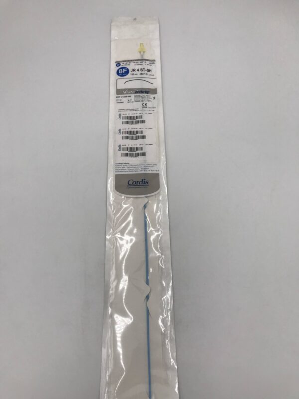 CORDIS 588-866 VistaBriteTip Guiding Catheter JR 4 ST-SH 8F 100cm (X)
