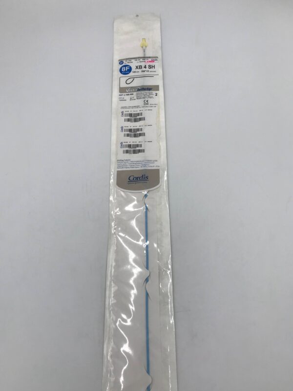 CORDIS 588-896 VistaBriteTip Guiding Catheter XB 4 SH 8F 100cm (X)