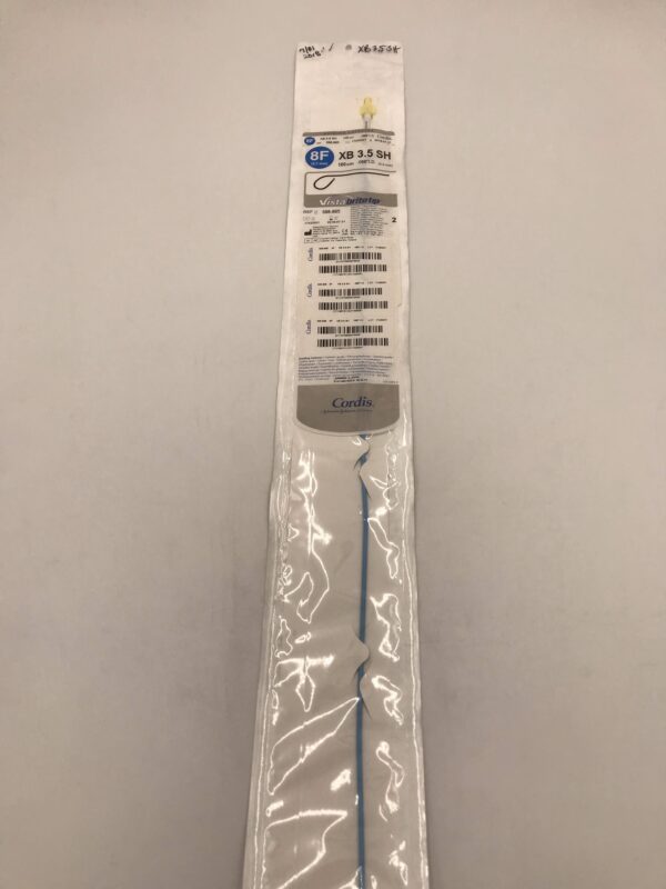 CORDIS 588-885 VistaBriteTip Guiding Catheter XB 3.5 SH 8F 100cm (X)