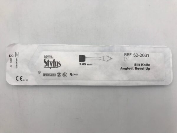 SURGICAL SPECIALTIES 52-2661 Stylus Slit Knife Angled, Bevel Up 2.65mm (X)
