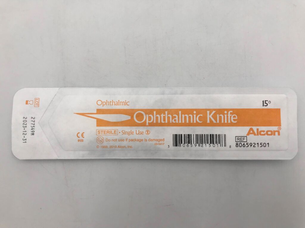 ALCON 8065921501 Ophthalmic Knife 15Deg - GB TECH USA