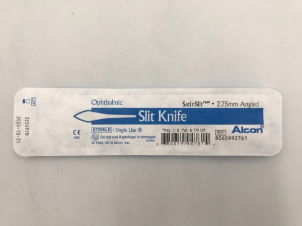 ALCON 8065992761 SatinSlit Knife 2.75mm Angled