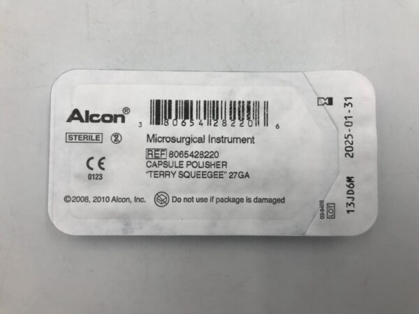 ALCON 8065428220 Microsurgical Instrument Capsule Polisher "Terry Squeegee" 27G