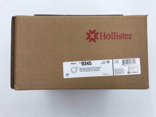 HOLLISTER 9345 Extension Tubing w/Connector 46cm (10/Case)(X)