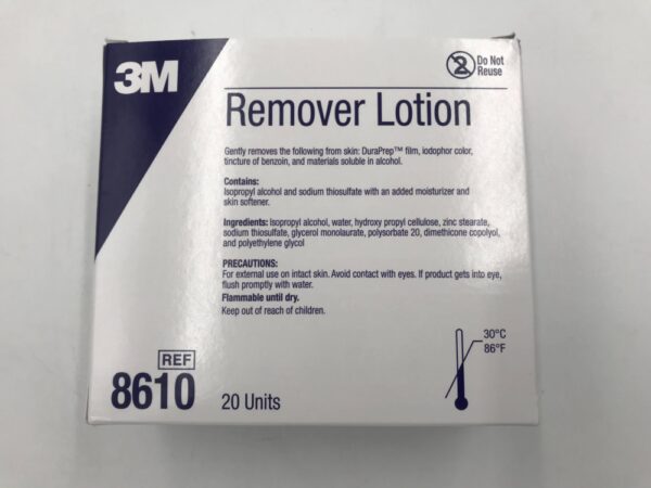 3M 8610 Remover Lotion (20/Box) (X)