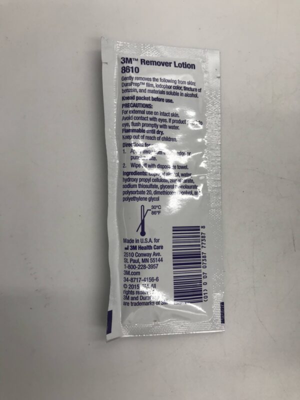 3M 8610 Remover Lotion (20/Box) (X)