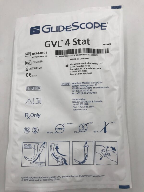VERATHON 0574-0101 Glidescope Video Baton, GVL 4 Stat