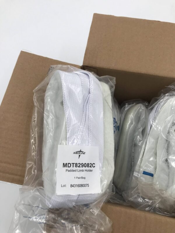 Medline MDT829082C Restraint Limb Holder Padded, Non Detachable Straps (6pair/Case)